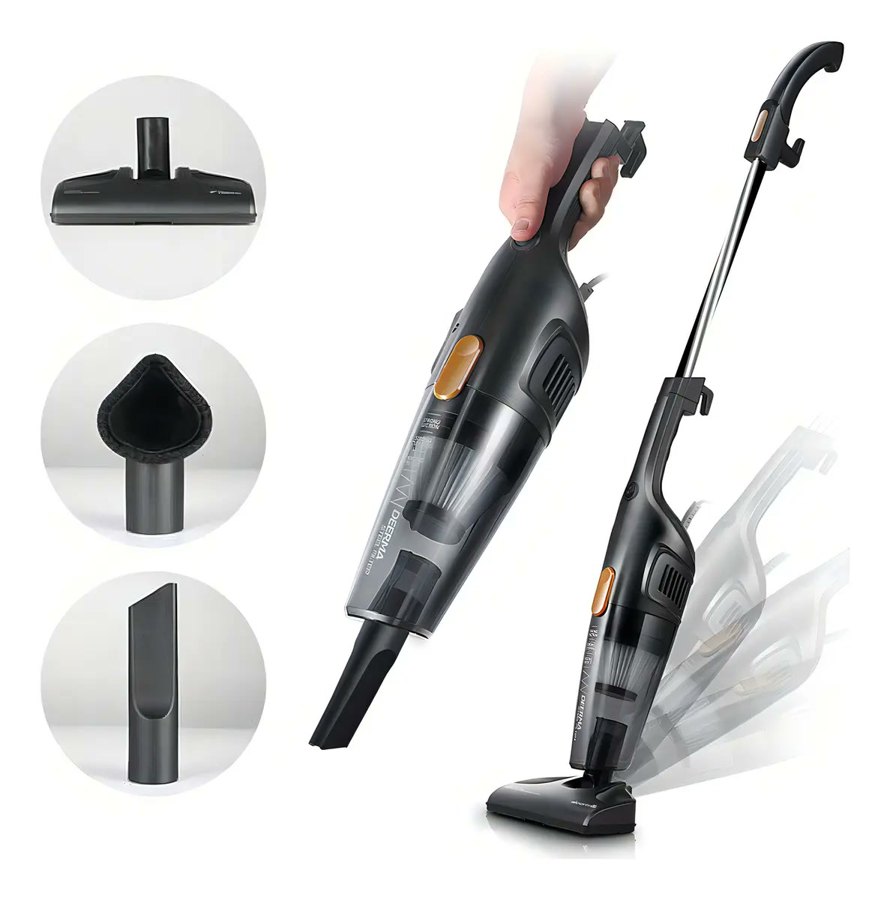 Aspiradora Deerma DX115C 3 en 1, de mano y vertical, 600 W, cable de 5 m